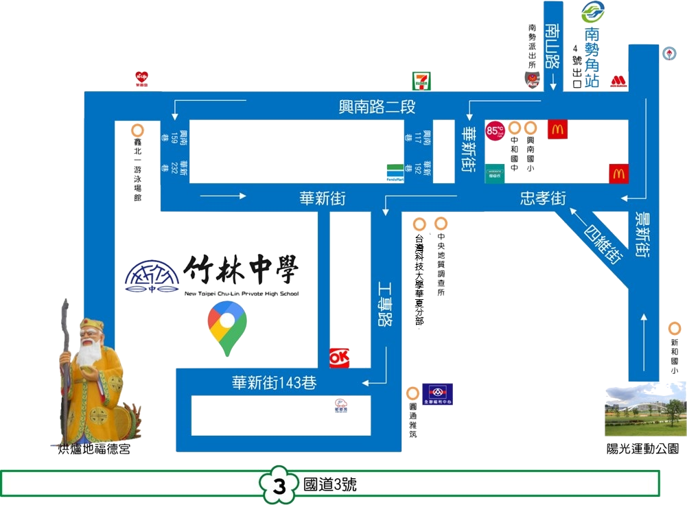 竹林位置圖